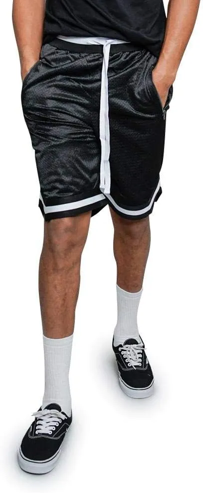 Men's Drawstring Waistband Athletic Basketball Track Shorts