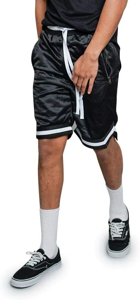 Men's Drawstring Waistband Athletic Basketball Track Shorts