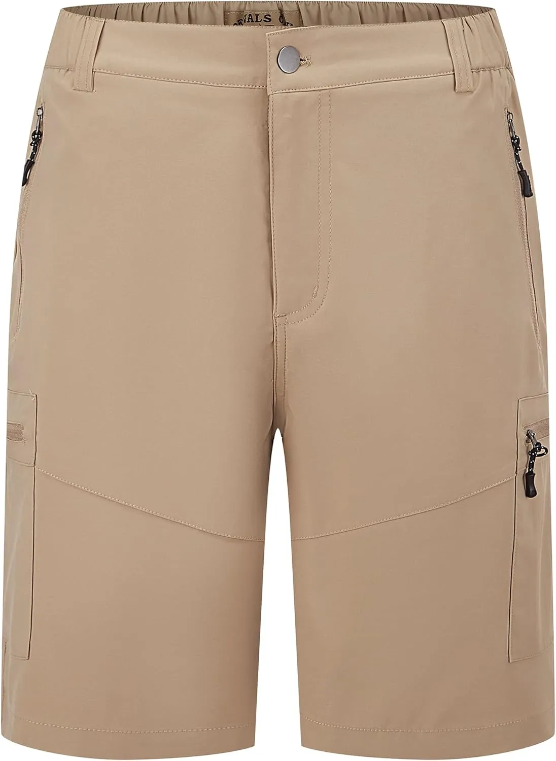 Men's Hiking Cargo Shorts Lightweight Outdoor Work Travel Golf Camping Casual with 5 Zipper Pockets