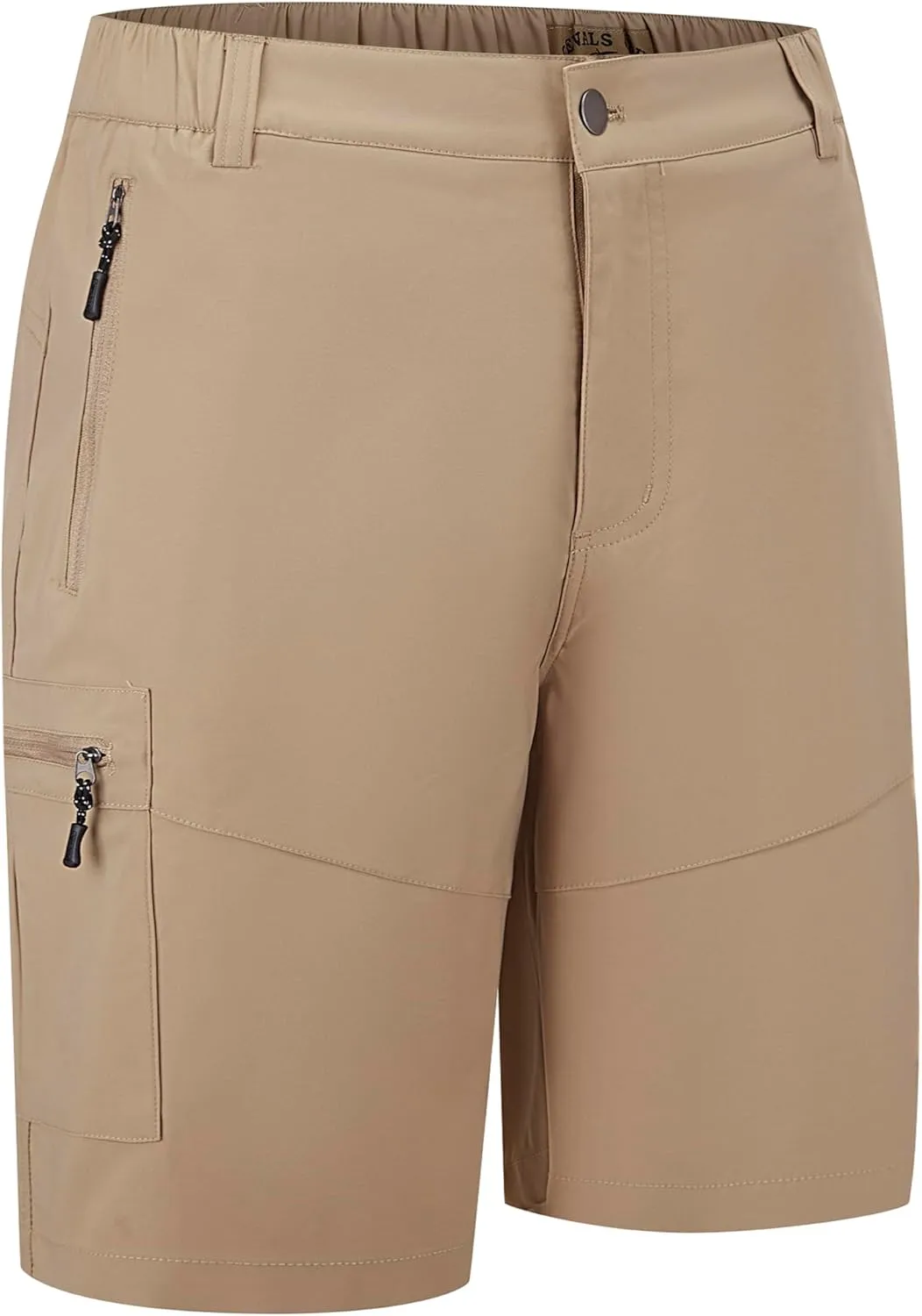 Men's Hiking Cargo Shorts Lightweight Outdoor Work Travel Golf Camping Casual with 5 Zipper Pockets