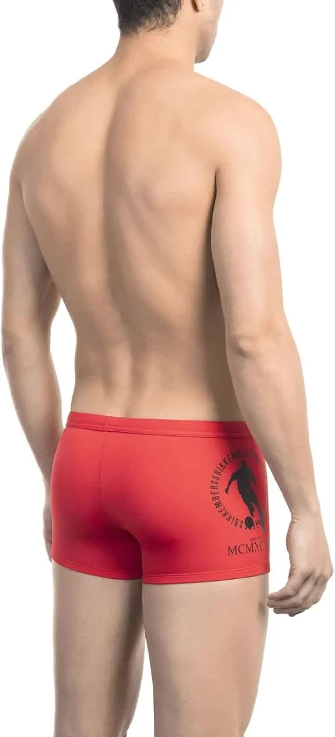 Men's Swim Boxer Stretch Swimming Pool Swimwear Internal Drawstring Article BKK1MTR01 Series Neoclassical PUPINO