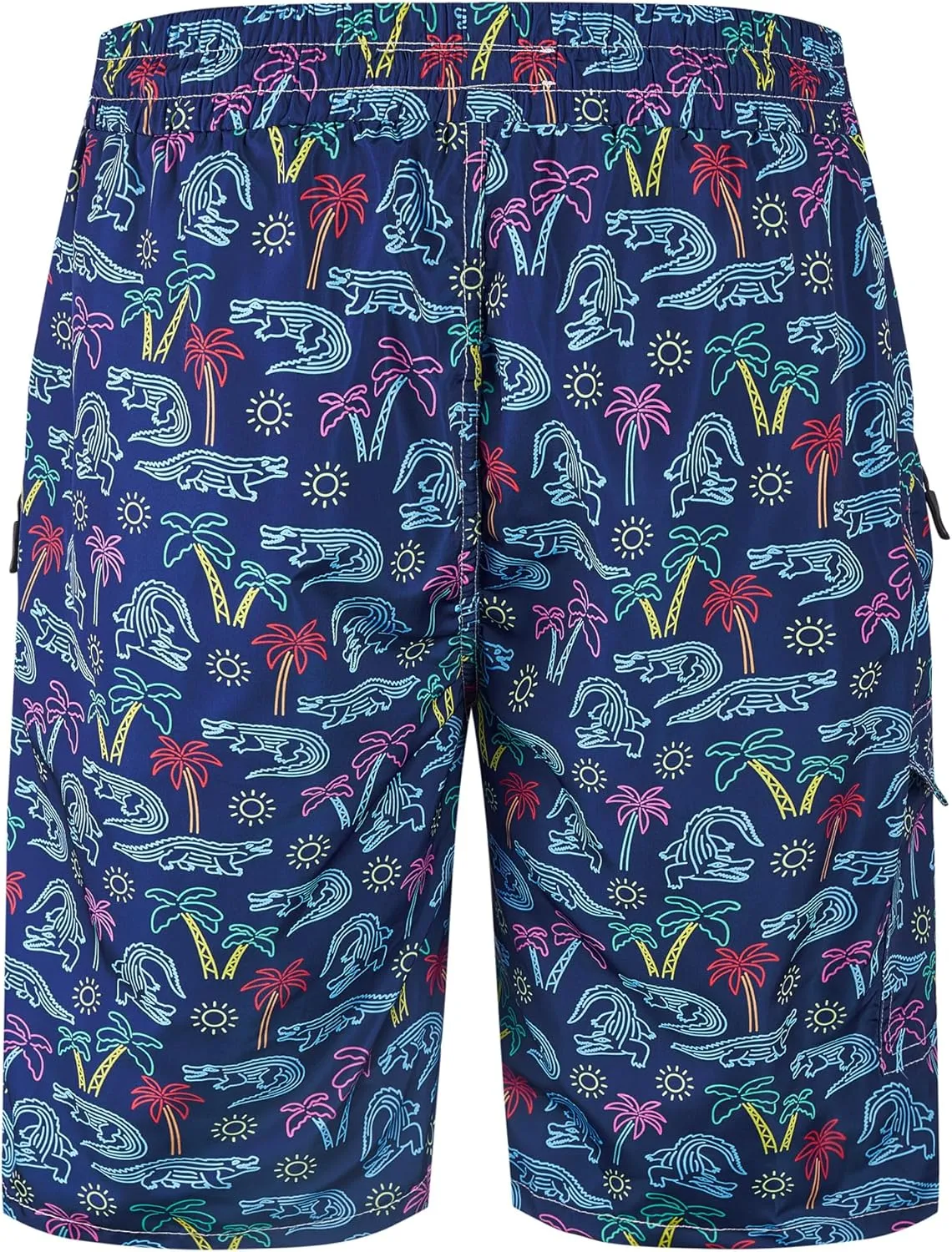 Mens Swim Trunks 9" Board Shorts with Compression Liner Swimsuit Built-in Bathing Suit Quick Dry Swimwear Zipper Pocket