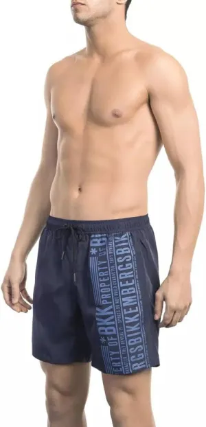 Men's Swimwear Boxer Swimming Pool External Drawstring and Side Pockets Article BKK1MBM08 Series Property BKK