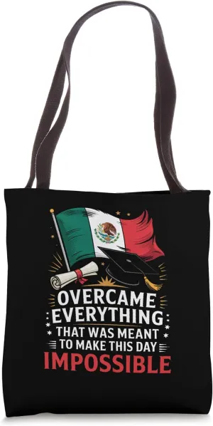 Mexican American Graduation Design Tote Bag