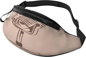 Microphone 1 Fanny Pack, Crossbody Waist Packs for Women Men Waist Bags with Adjustable Strap for Travel Running Hiking Sport
