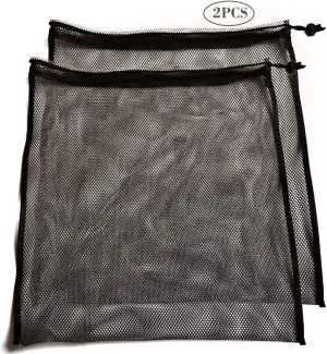 Mike Mesh Equipment Bag Drawstring Storage Ditty Shoe Tennis Ball Bags Stuff Sack for Travel & Outdoor Activity CA