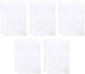 Mikinona 10pcs Reusable Nylon Nut Milk Bag Large Brew Bags Drawstring Mesh Cold Brew Filter for Kitchen Supplies