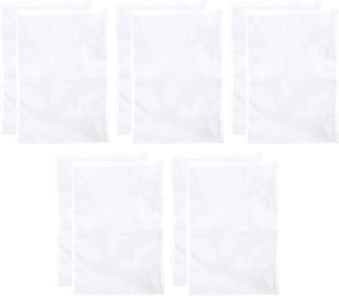 Mikinona 10pcs Reusable Nylon Nut Milk Bag Large Brew Bags Drawstring Mesh Cold Brew Filter for Kitchen Supplies
