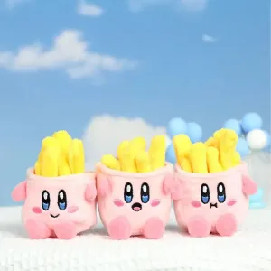 Mini French Fries Shape Soft Stuffed Plush Keychains