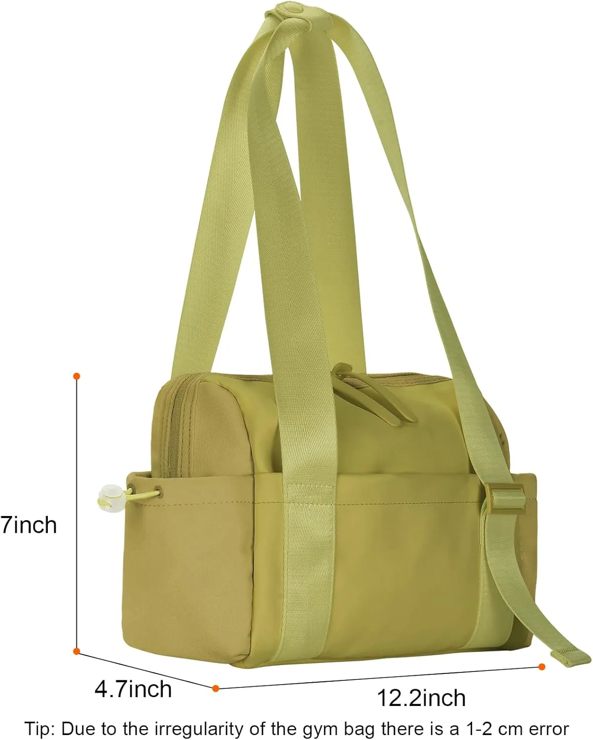 Mini Gym Bag for Women, Small Gym Bag Gym Tote Bag Waterproof Travel Duffel Bag with Wet Compartment, Cute Sports Bag Suitable for Traveling on Weekends (Green)