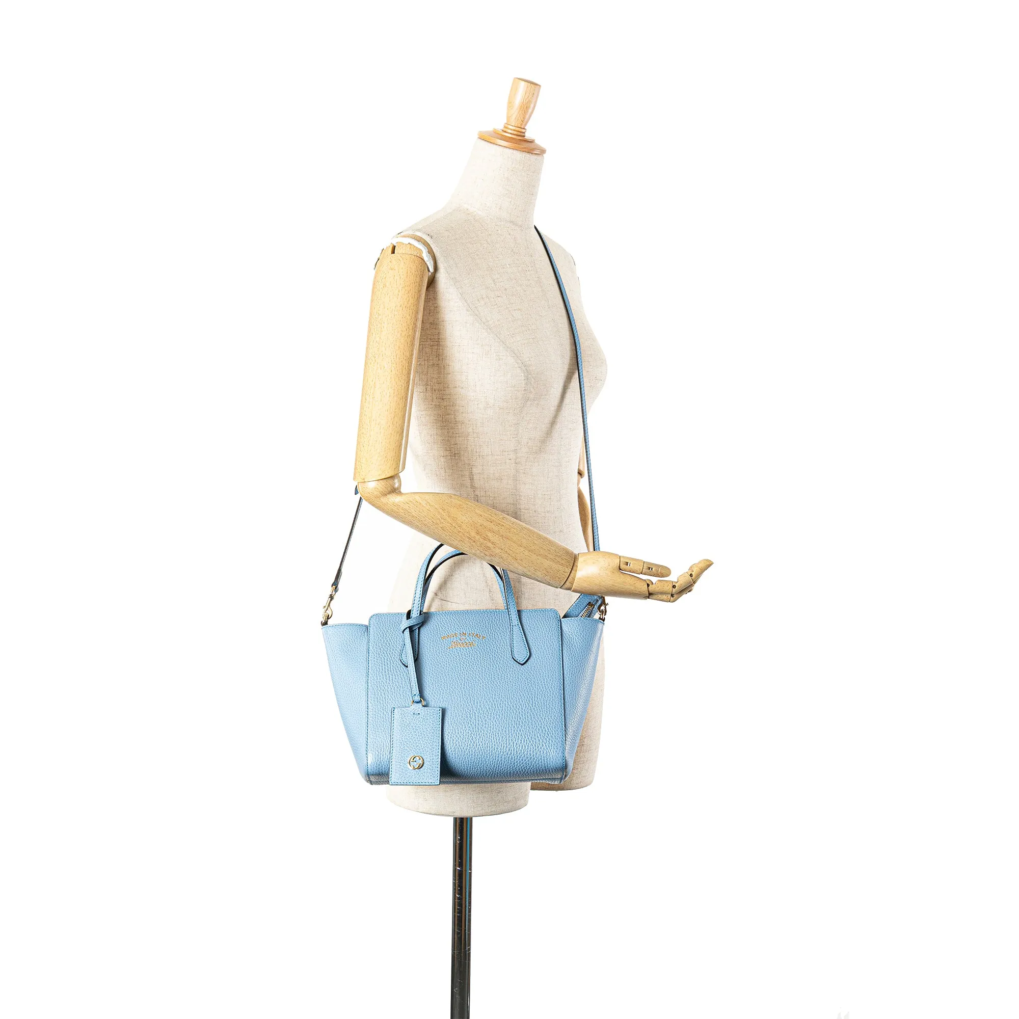 Mini Leather Swing Satchel