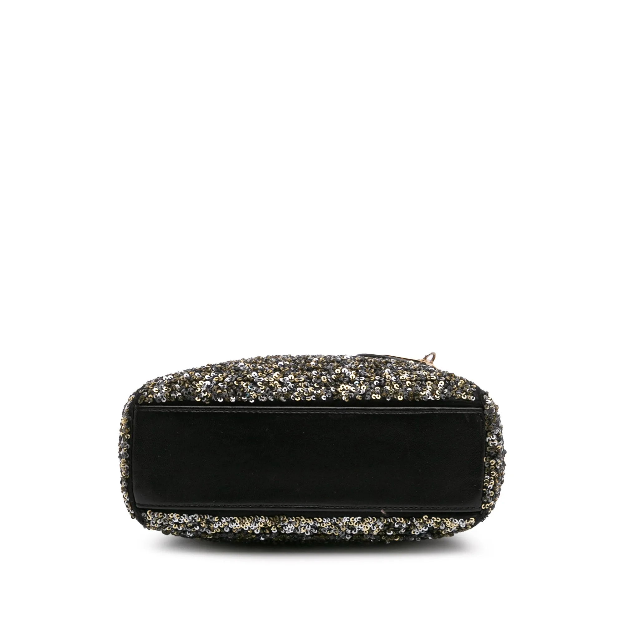 Mini Satin Sequin Embroidered Lady Dior