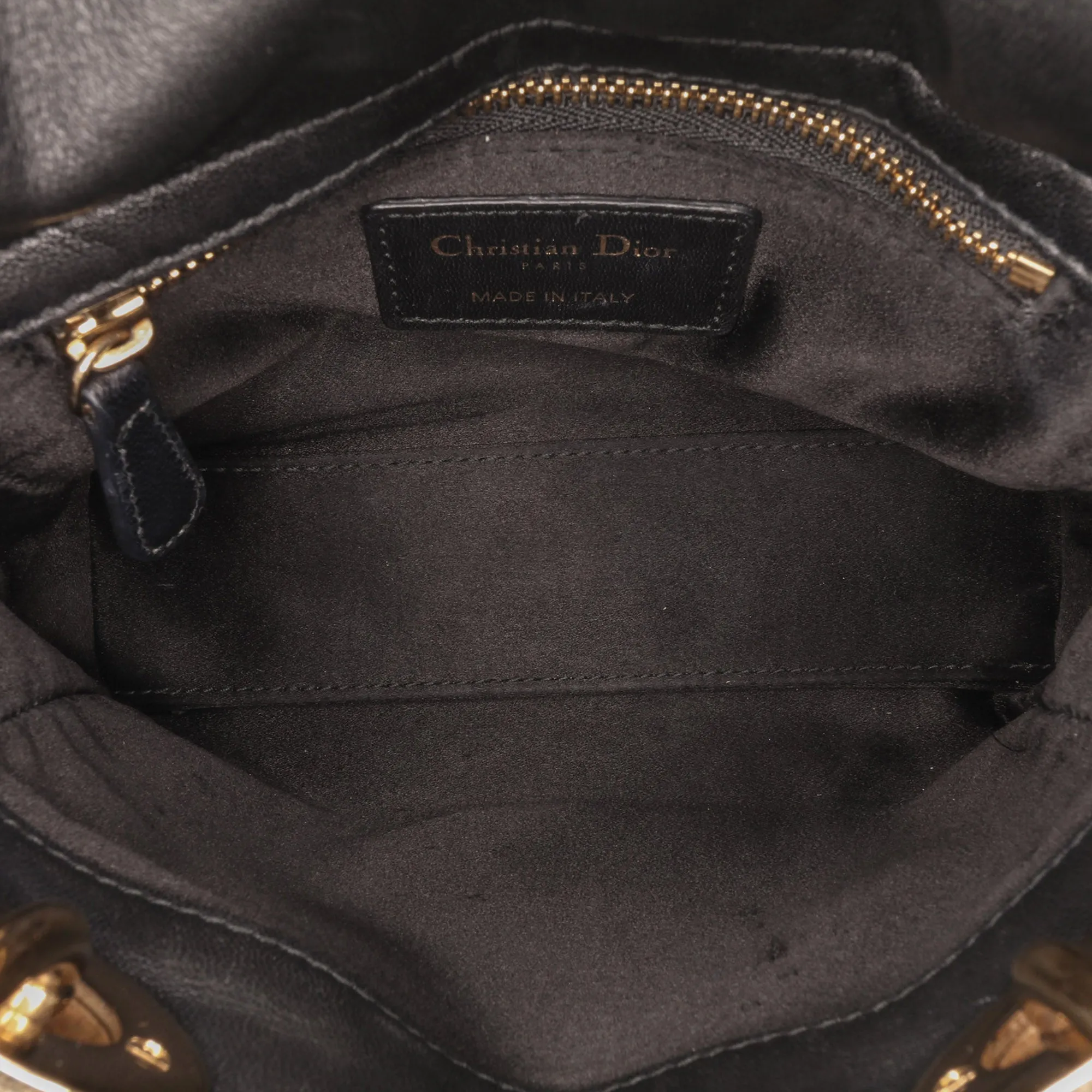 Mini Satin Sequin Embroidered Lady Dior