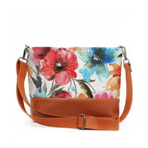 Mixed Crossbody Bags White Floral