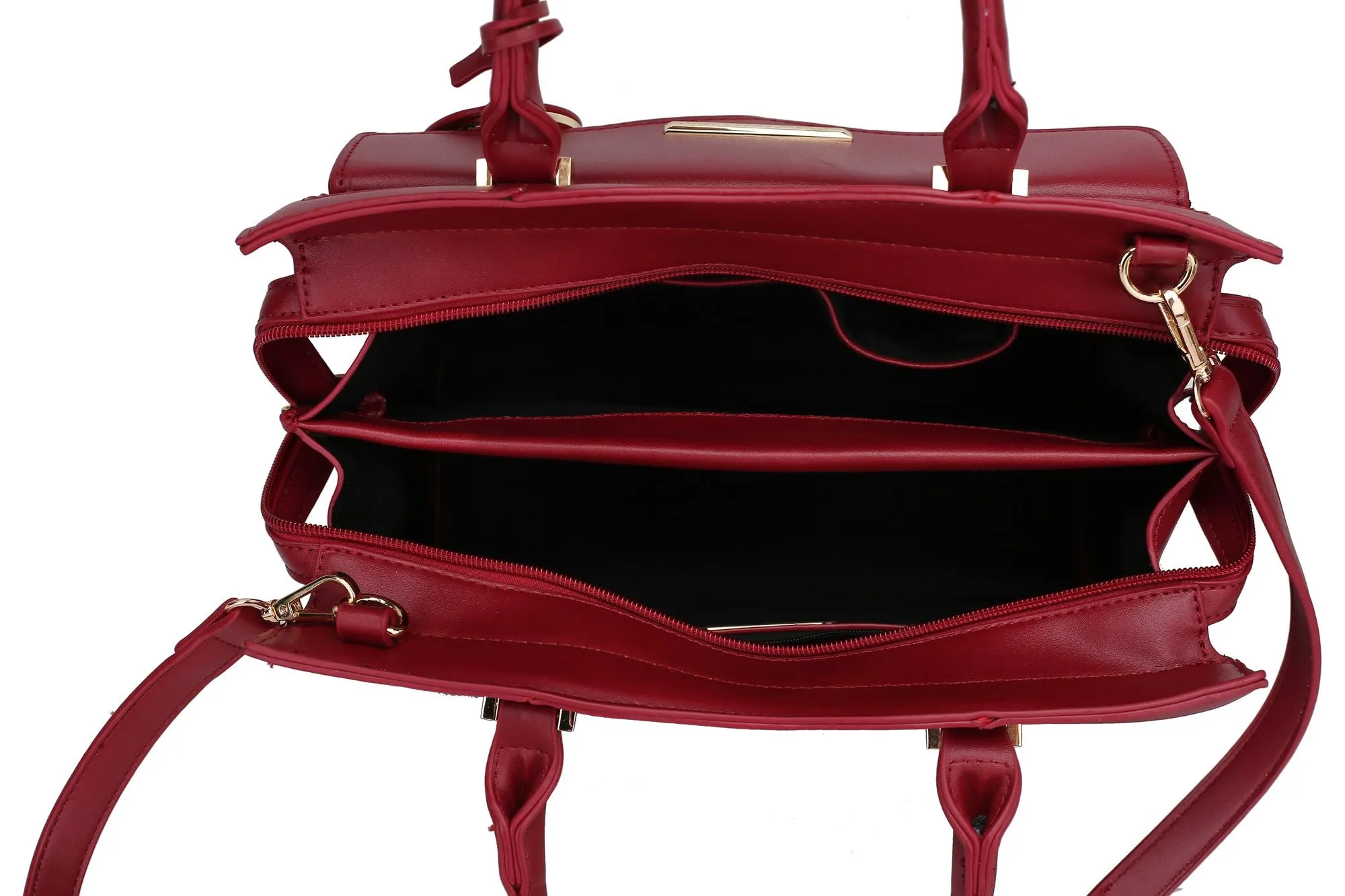 MKF Collection Alyssa Satchel Handbag Vegan Leather Women by Mia k