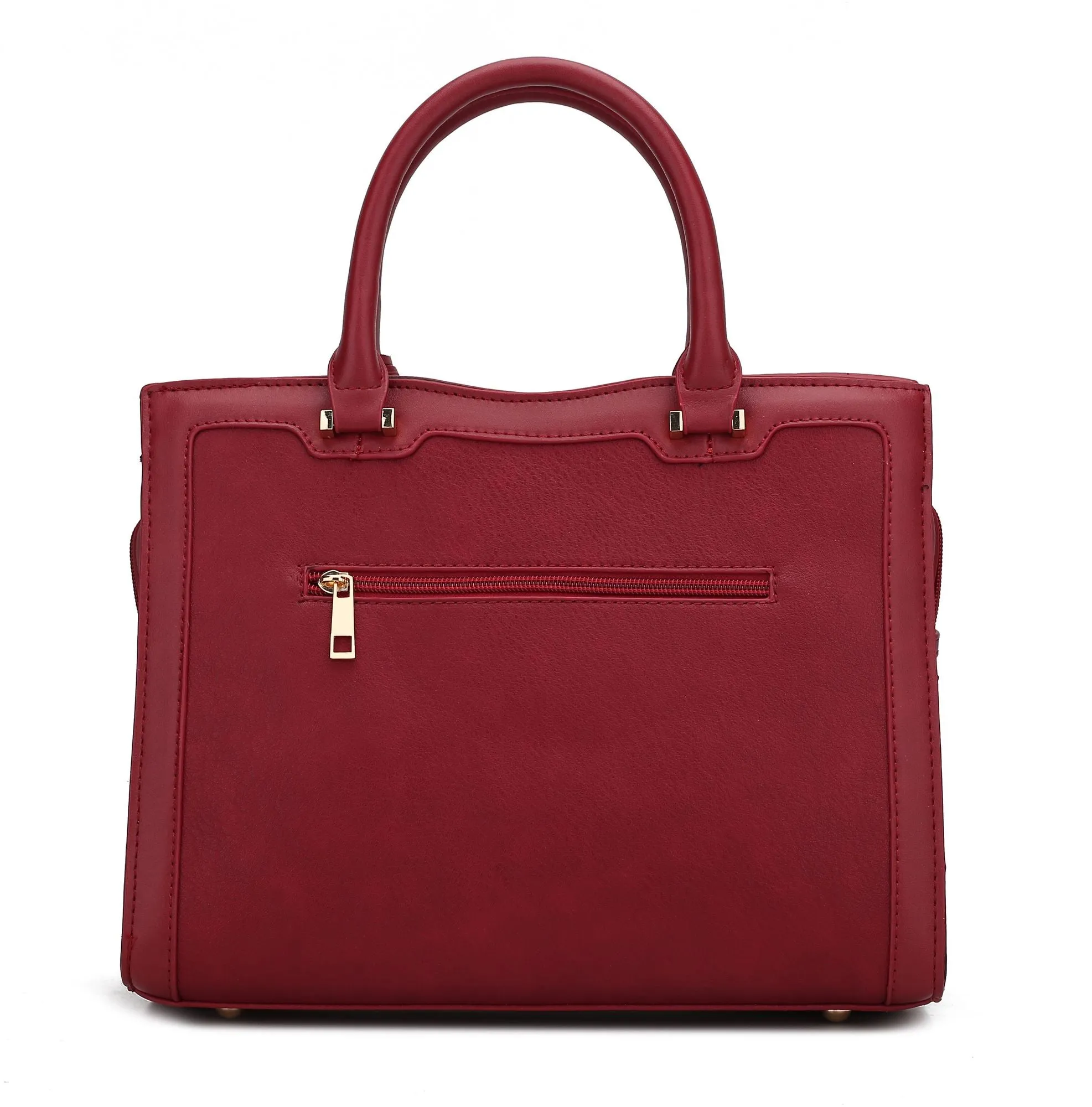MKF Collection Alyssa Satchel Handbag Vegan Leather Women by Mia k