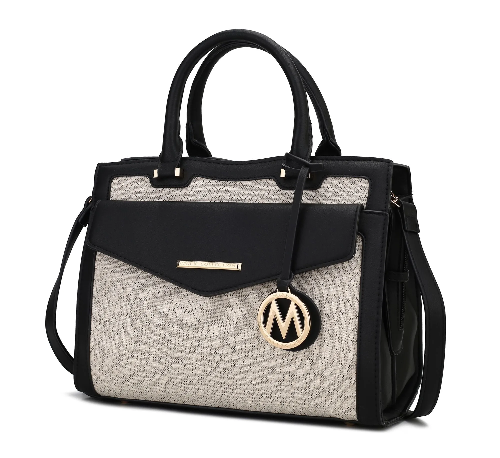 MKF Collection Alyssa Satchel Handbag Vegan Leather Women by Mia k