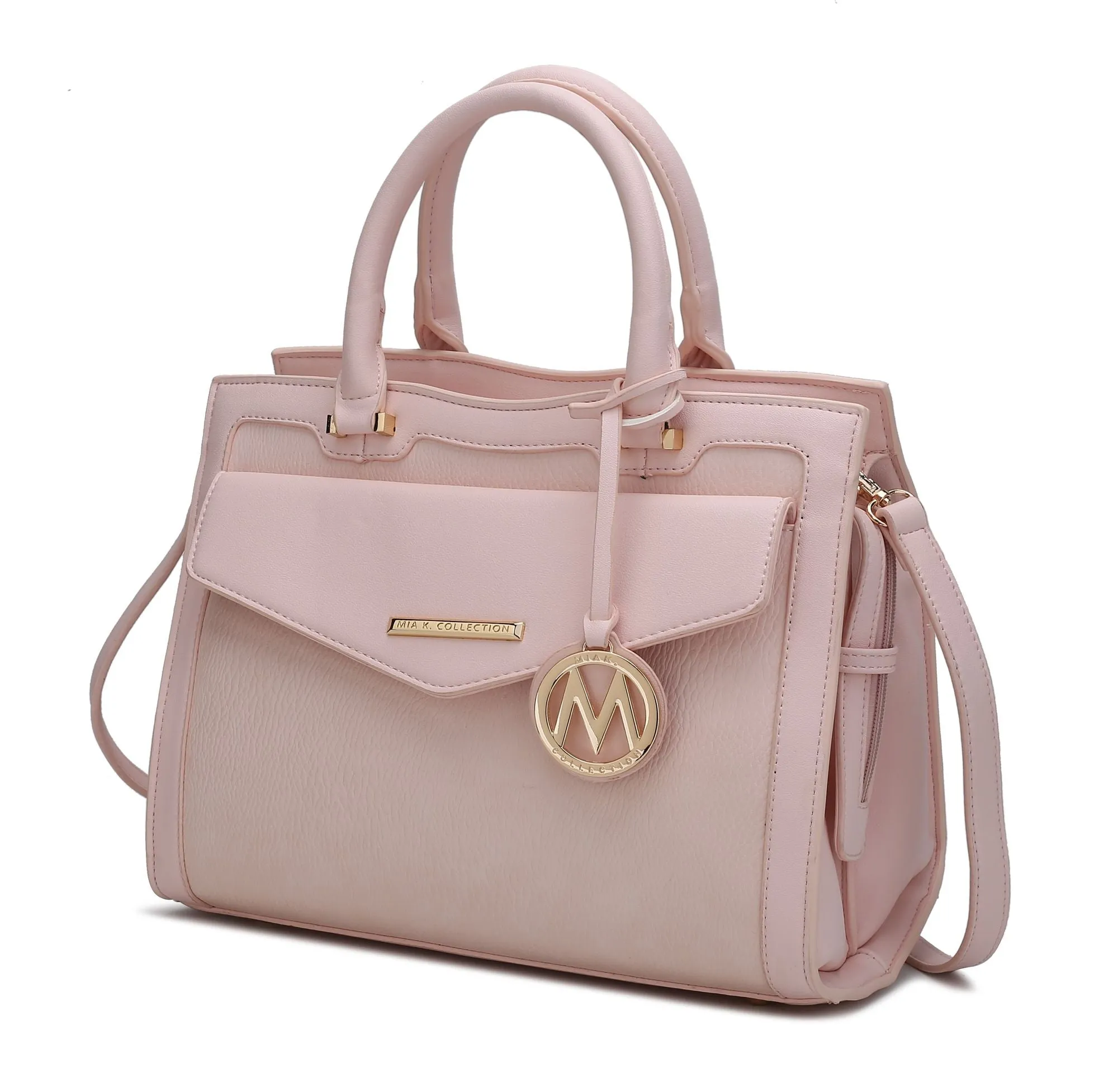 MKF Collection Alyssa Satchel Handbag Vegan Leather Women by Mia k