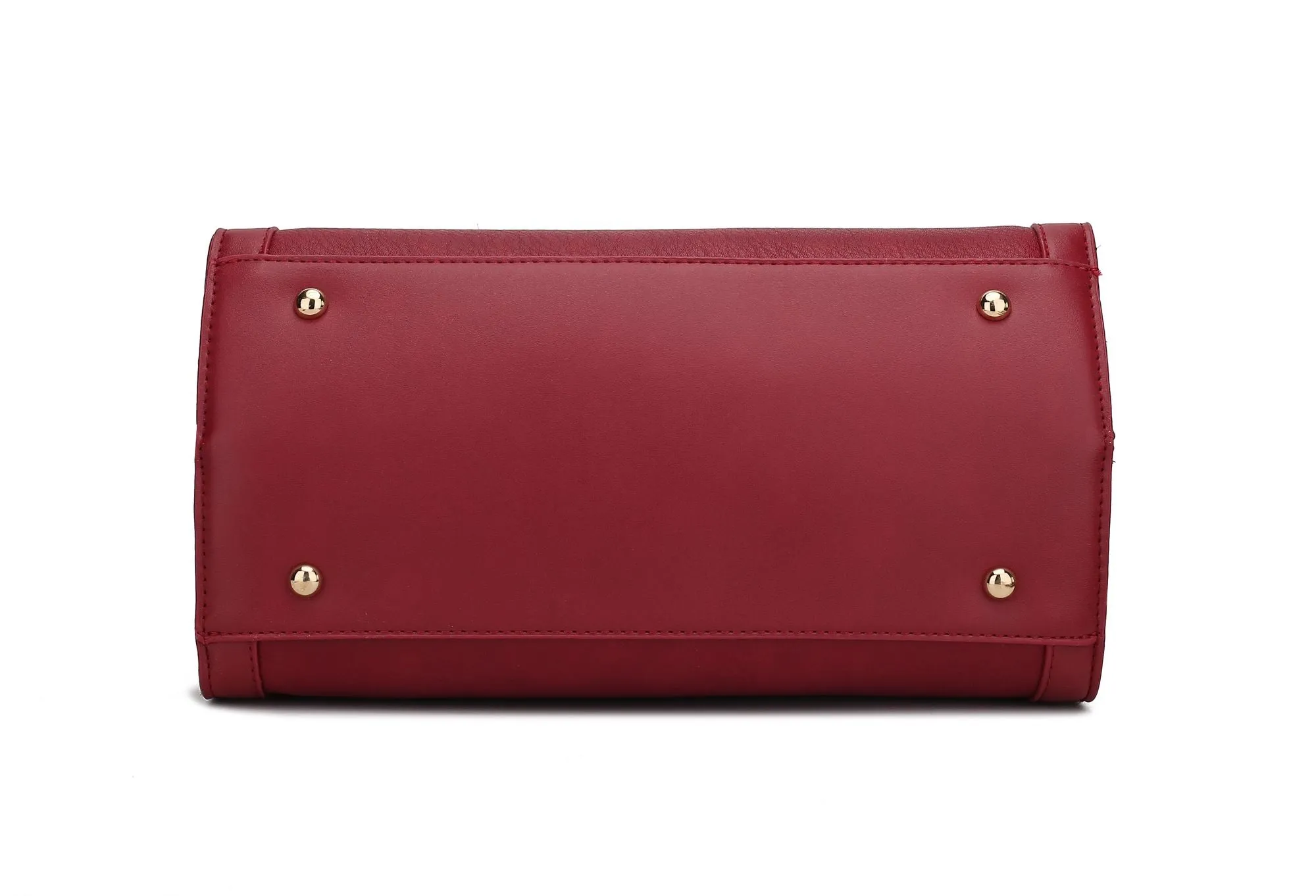 MKF Collection Alyssa Satchel Handbag Vegan Leather Women by Mia k