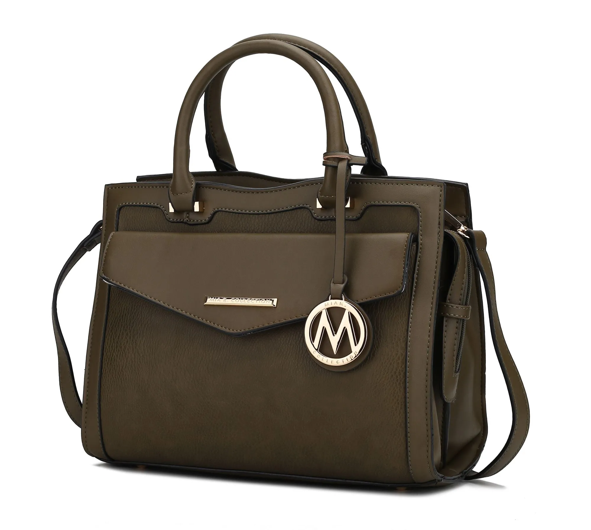 MKF Collection Alyssa Satchel Handbag Vegan Leather Women by Mia k