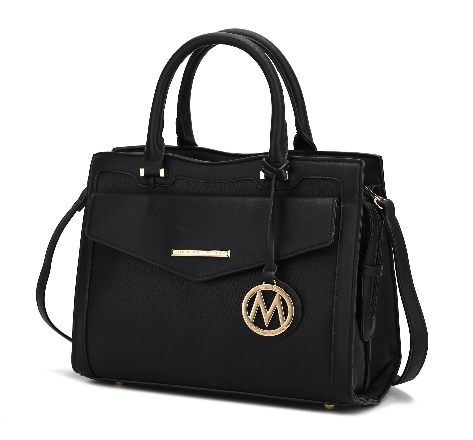 MKF Collection Alyssa Satchel Handbag Vegan Leather Women by Mia k
