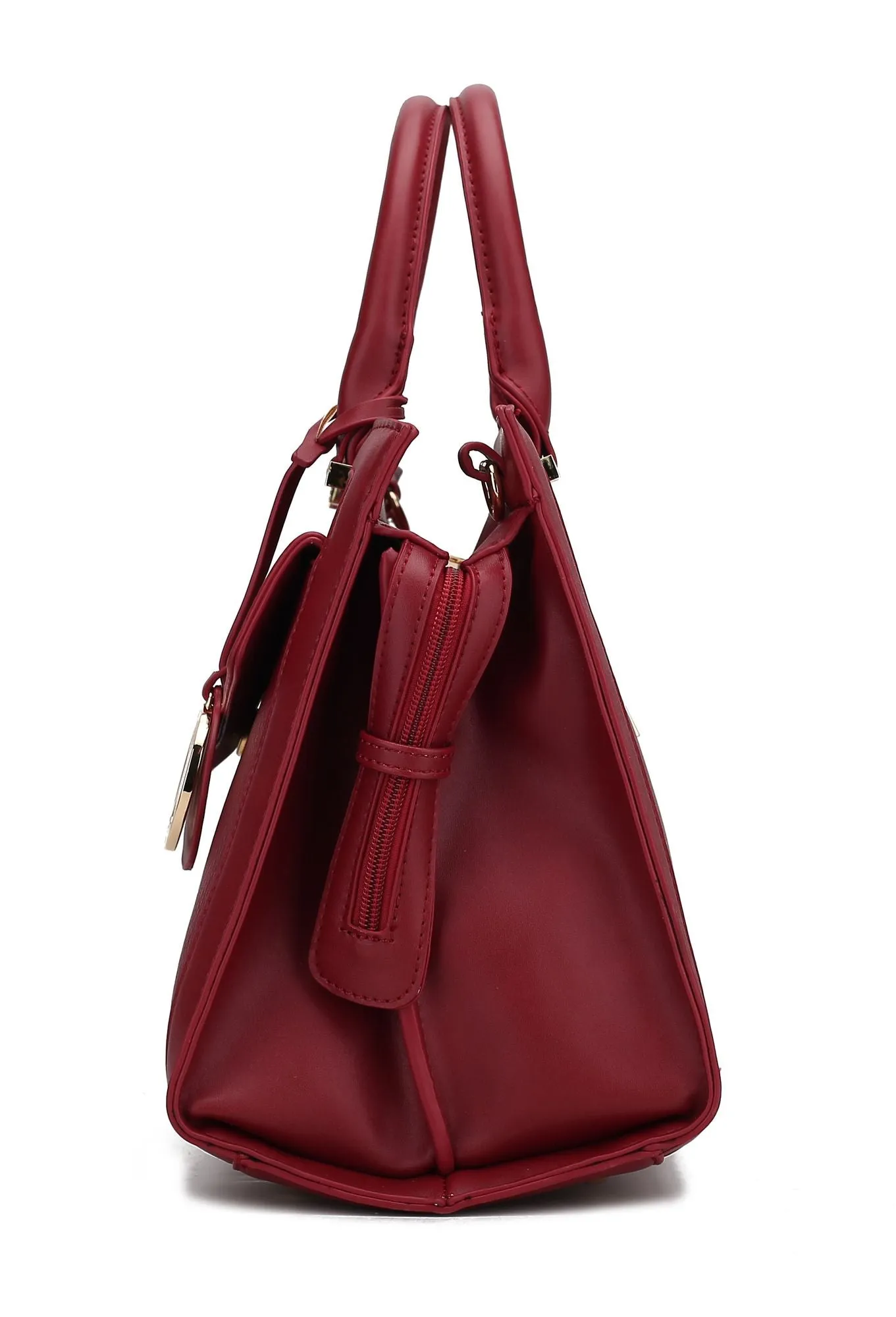 MKF Collection Alyssa Satchel Handbag Vegan Leather Women by Mia k