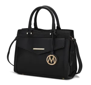 MKF Collection Alyssa Satchel Handbag Vegan Leather Women by Mia k