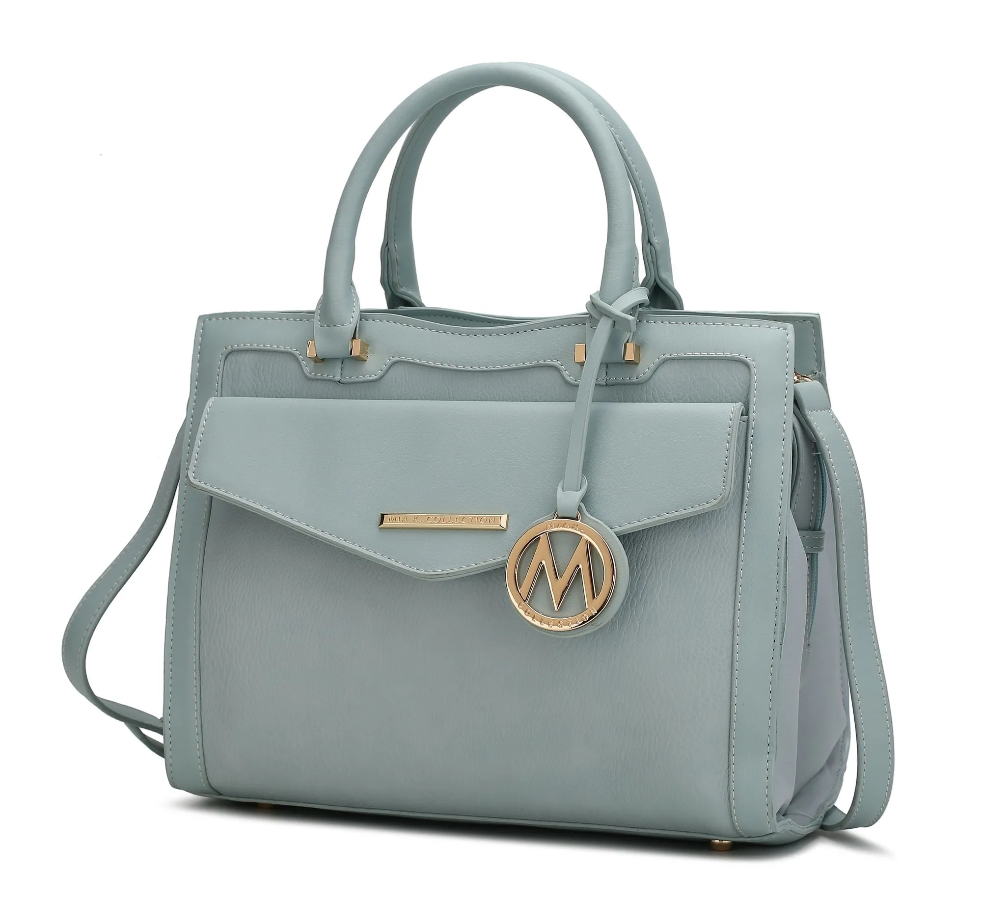 MKF Collection Alyssa Satchel Handbag Vegan Leather Women by Mia k