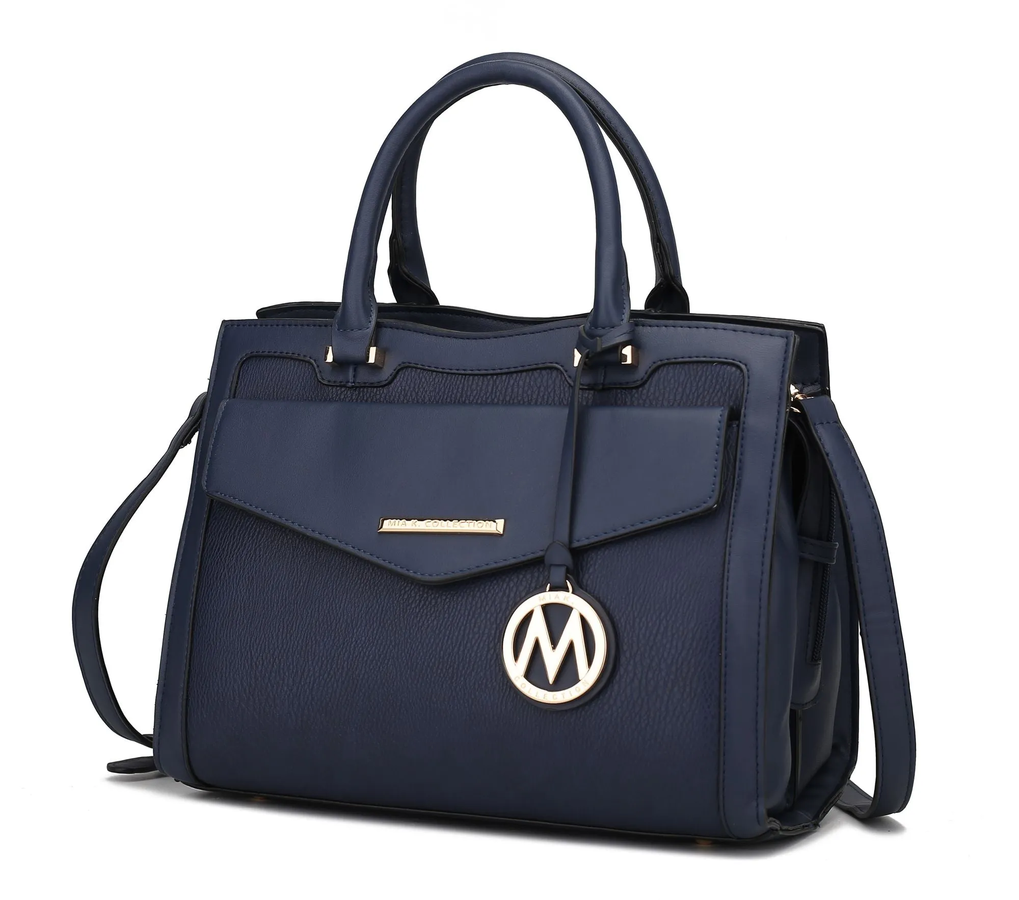 MKF Collection Alyssa Satchel Handbag Vegan Leather Women by Mia k