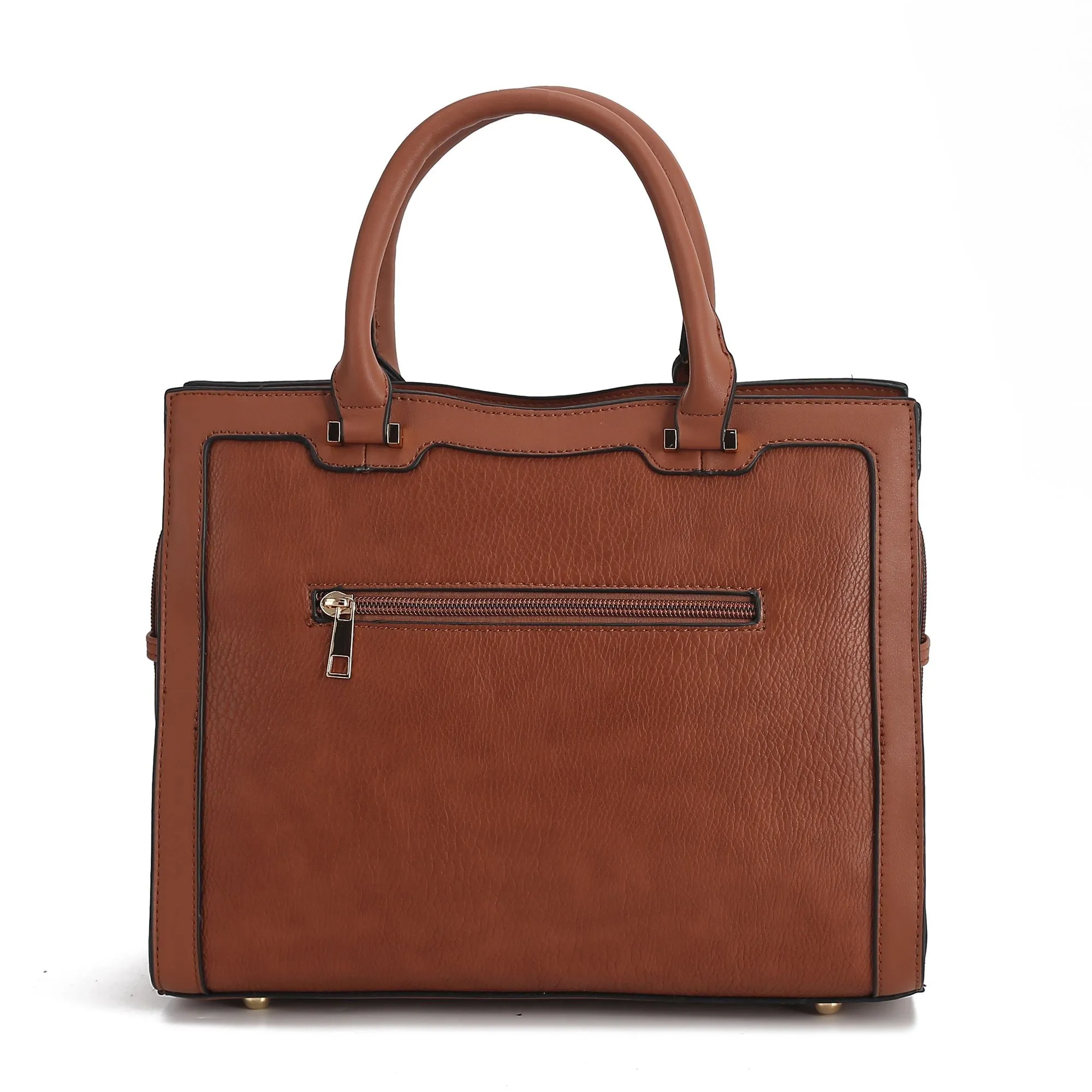 MKF Collection Alyssa Satchel Handbag Vegan Leather Women by Mia k