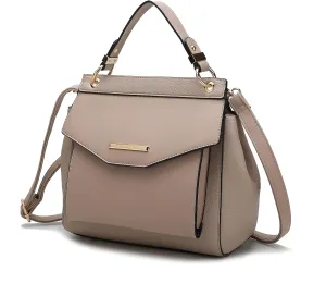 MKF Collection Satchel Convertible Handbag, Women’s Backpack, Satchel & Crossbody 3-in-1 Top-Handle Purse