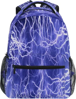 MNSRUU Lightning School Backpack for Kids 5-12 yrs,Lightning Backpack Kindergarten School Bag