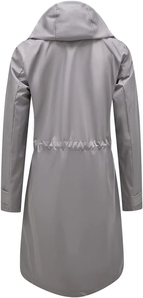 MODFUL Womens lightweight Jackets Waterproof Rain Jacket Windbreaker Outdoor Trench Coats With Hood