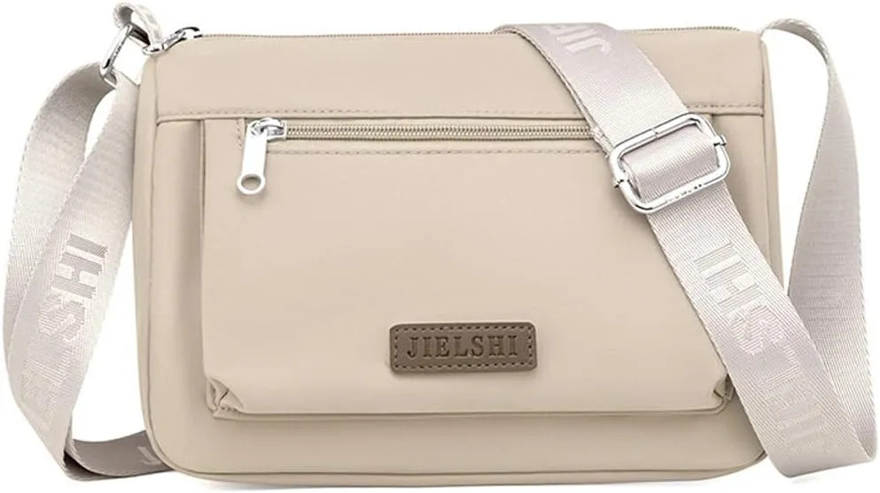 Molodo Women'Bag Versatile Nylon Crossbody Bag Large Capacity Multi-pocket Shoulder Bag Ladies Commuting Bag Travel Bag