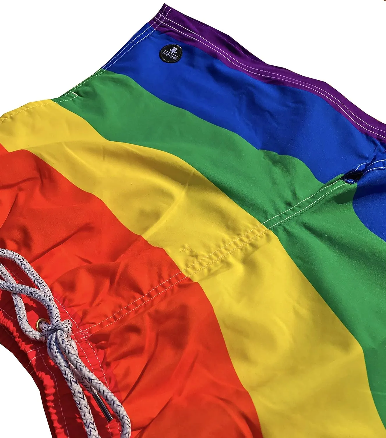Molokai Mens Swim Trunks Quick Dry Elastic Waist Drawstring