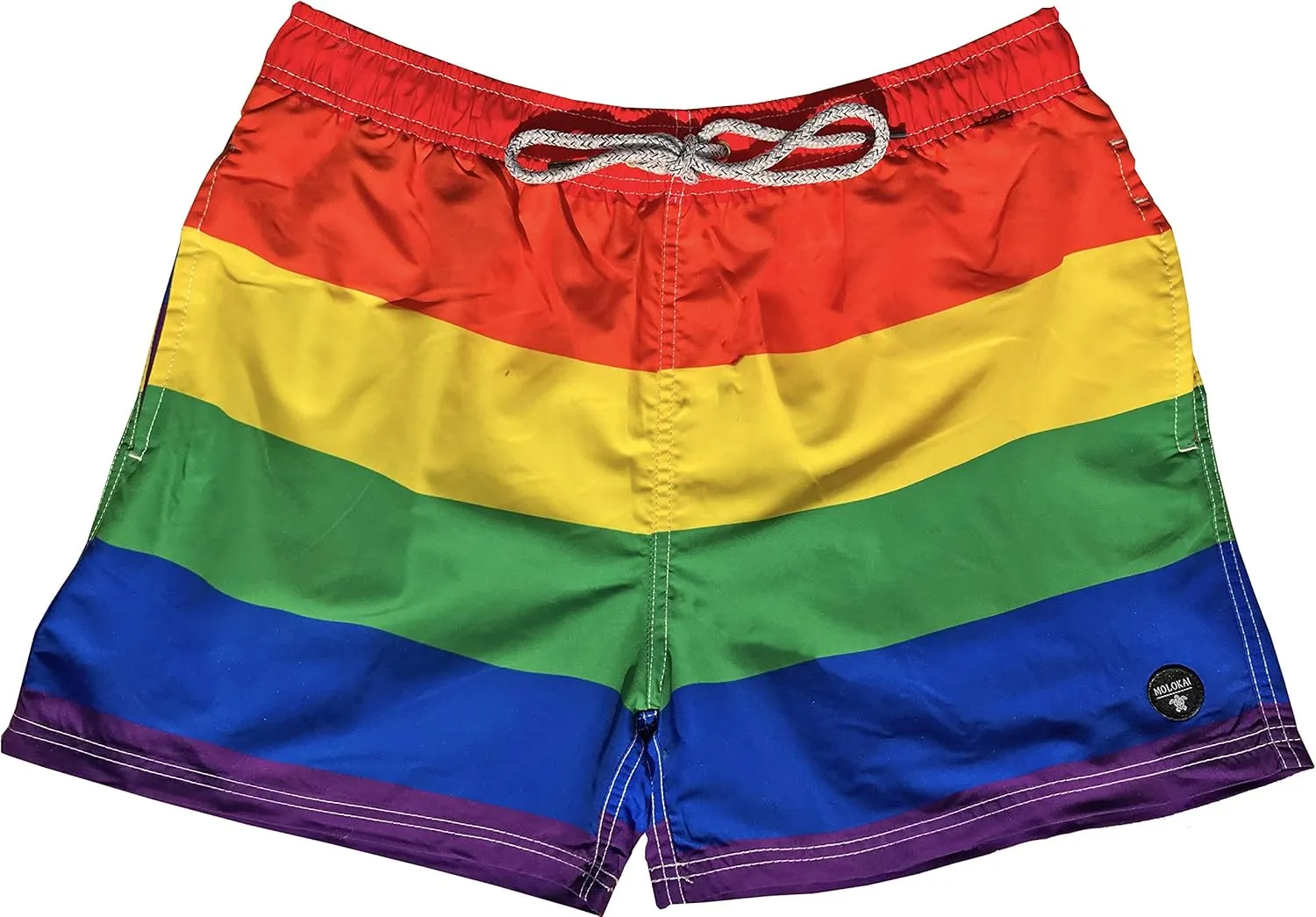Molokai Mens Swim Trunks Quick Dry Elastic Waist Drawstring