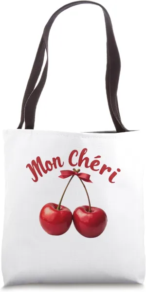 'Mon Chéri' French Expression meaning My Darling Tote Bag
