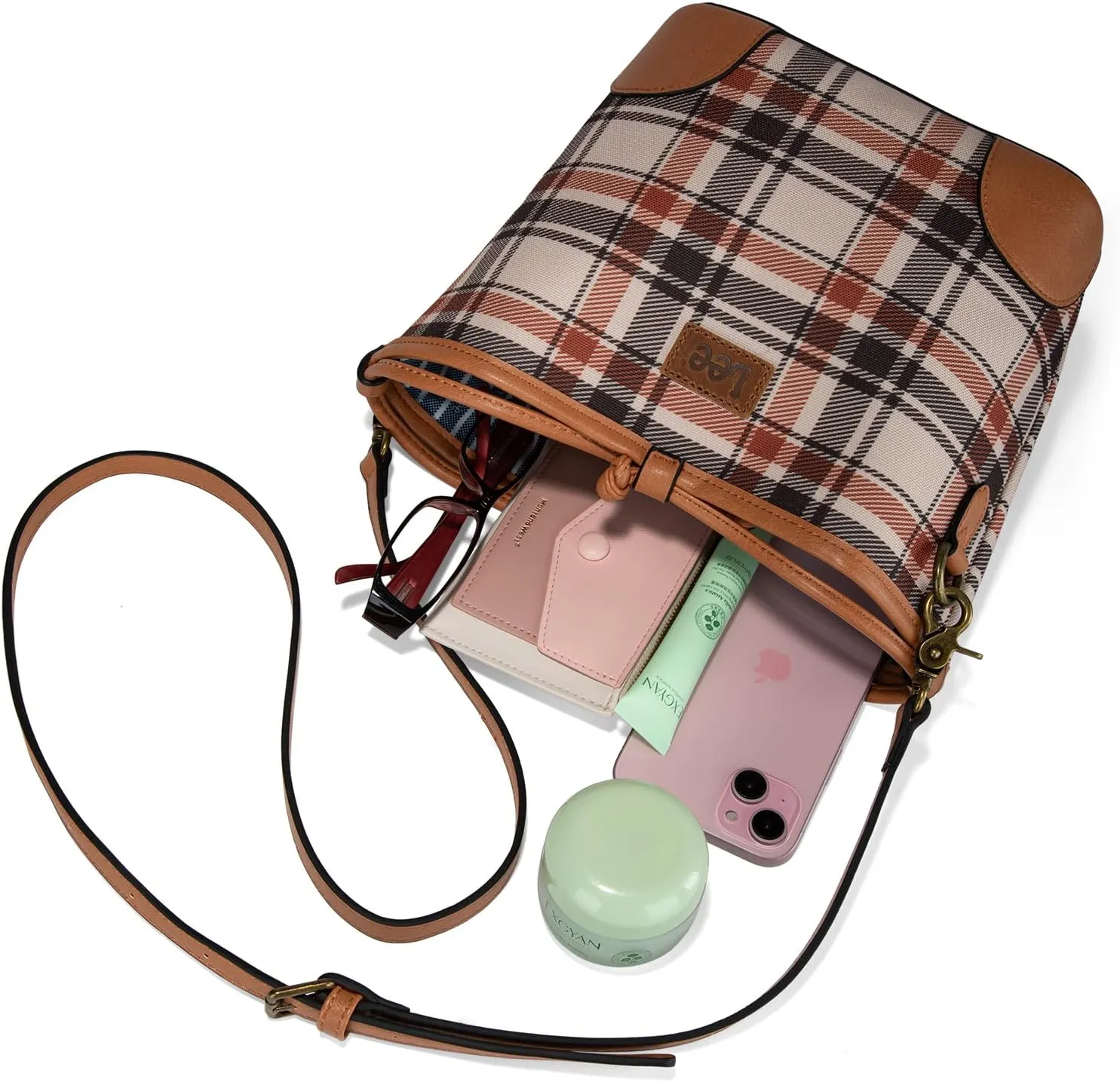 Montana West x Lee Bucket Bags for Women Drawstring Hobo Bags with Crossbody Strap