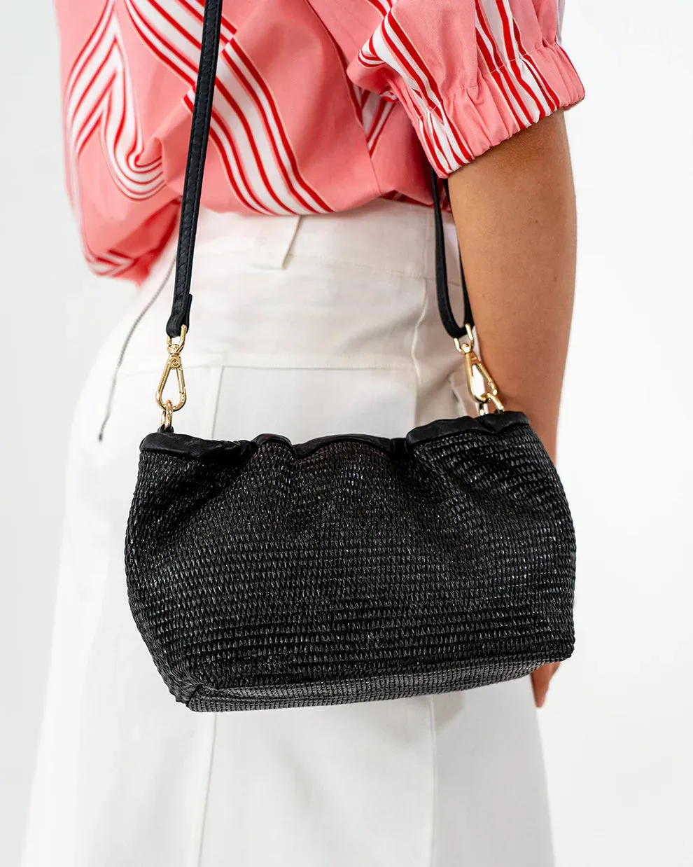 Monty Bag - Black Woven