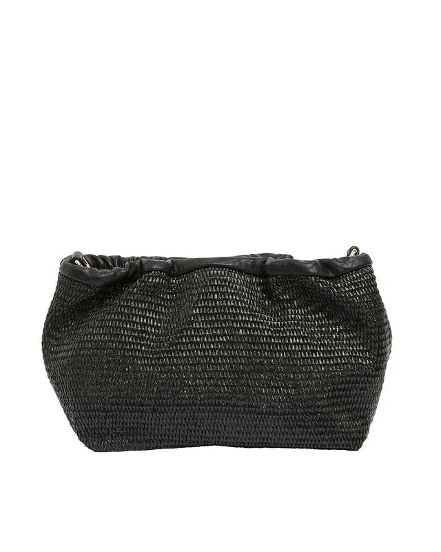 Monty Bag - Black Woven
