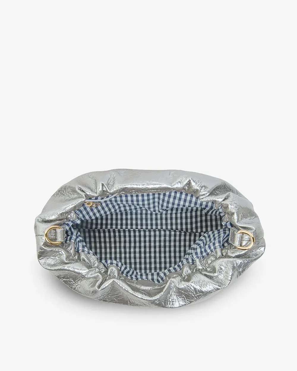 Monty Bag - Silver Crinkle