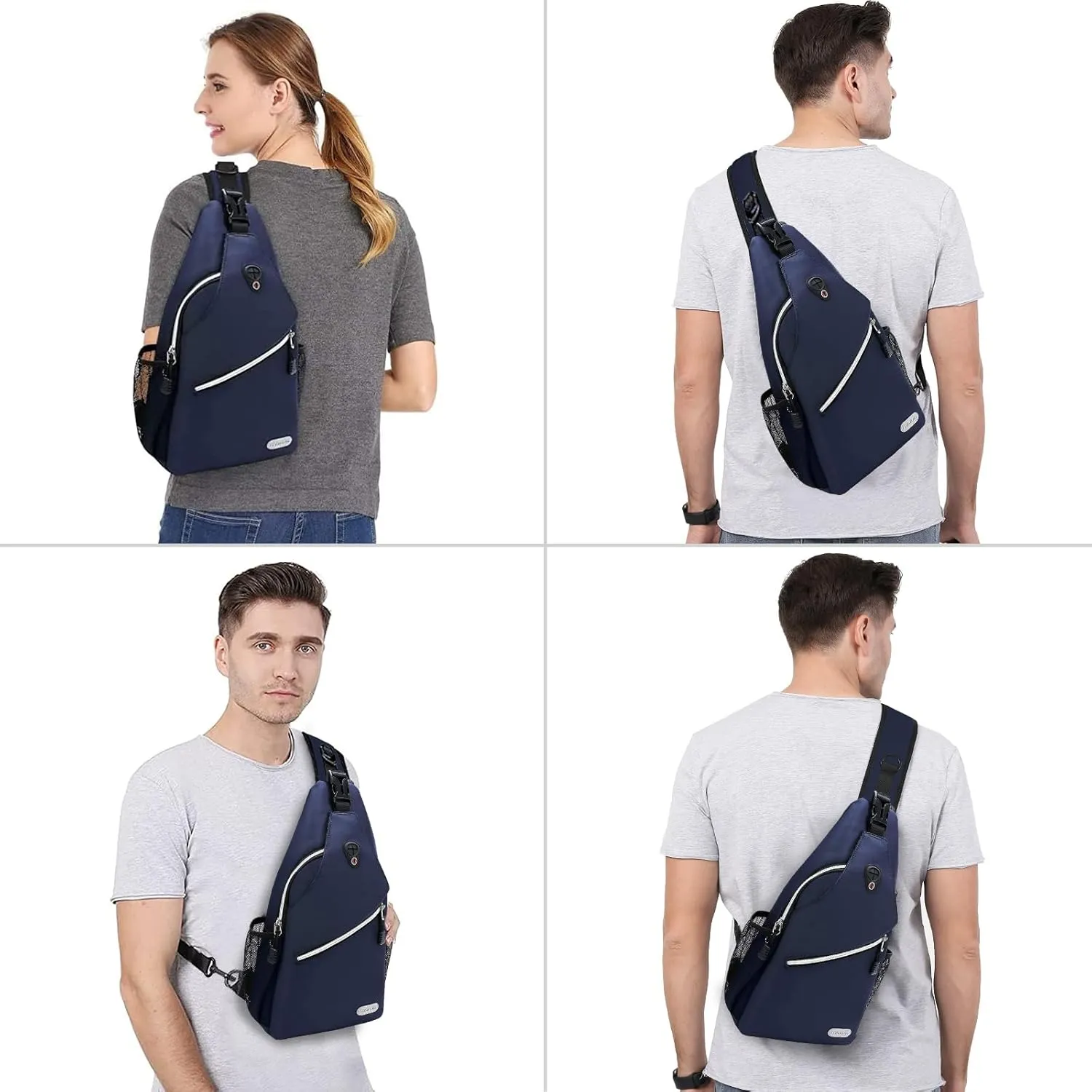 MOSISO Sling Backpack, Multipurpose Crossbody Shoulder Bag Travel Hiking Daypack