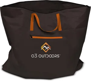 Multi-Use Scent Free Tote Bag, Waterproof Zippers, Water Resistant, Extra Large 33" x 24"