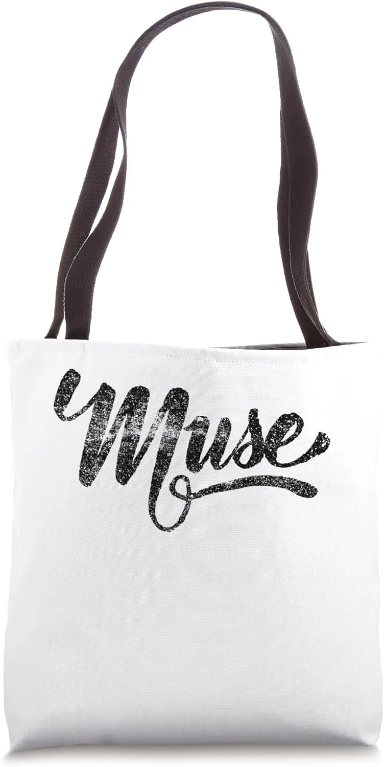 Muse Handwritten Script Custom Design Tote Bag