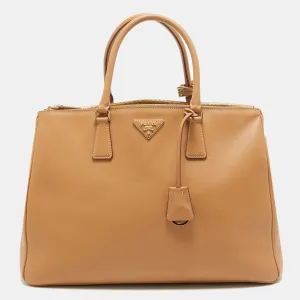 Natural Leather Extra Large Galleria Tote