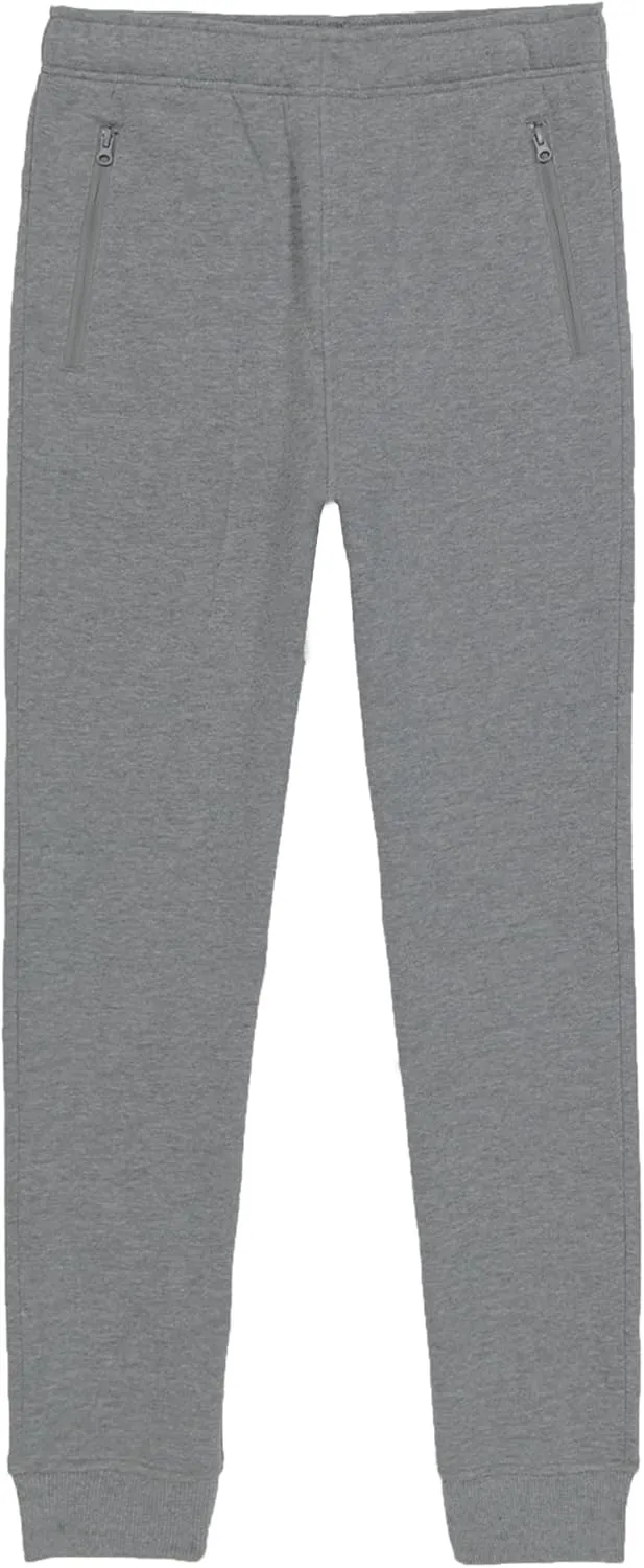Nautica Boys' Basic Fleece Jogger Sweatpants, Elastic Waistband with Drawstring Closure, Super Soft Cotton-Blend
