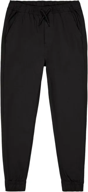 Nautica Boys' School Uniform Jogger Pants, Elastic Waistband with Drawstring Closure, Stretch Twill Fabric
