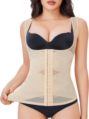 Nebility Waist Trainer for Women Corset Shapewear Tummy Control Body Shaper Vest Waist Cincher Shapewear