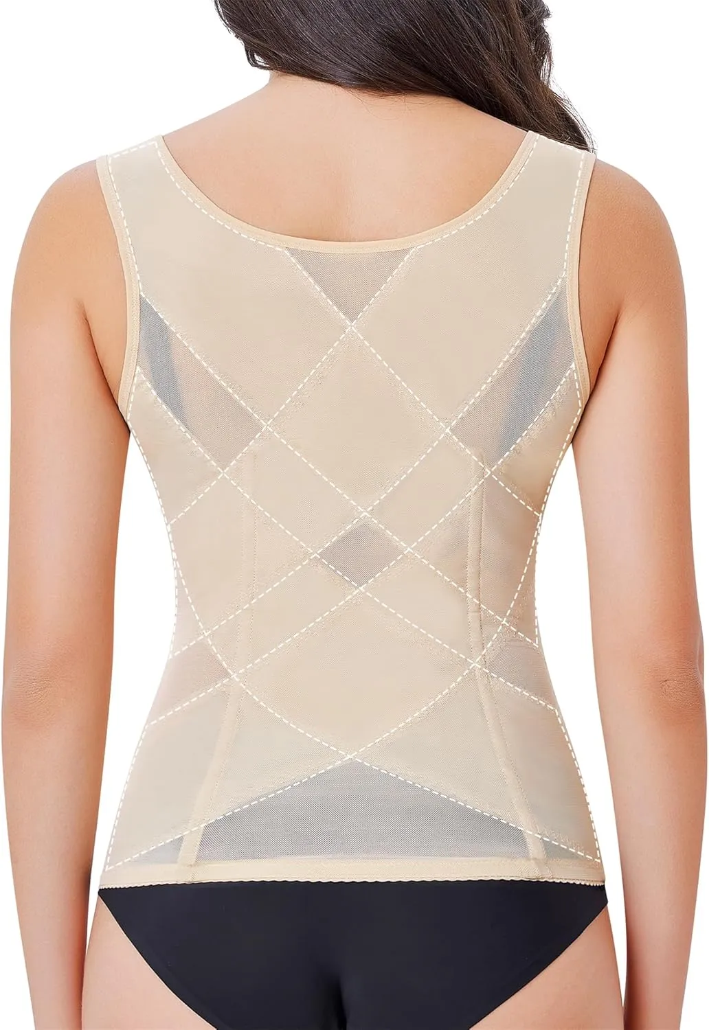Nebility Waist Trainer for Women Corset Shapewear Tummy Control Body Shaper Vest Waist Cincher Shapewear