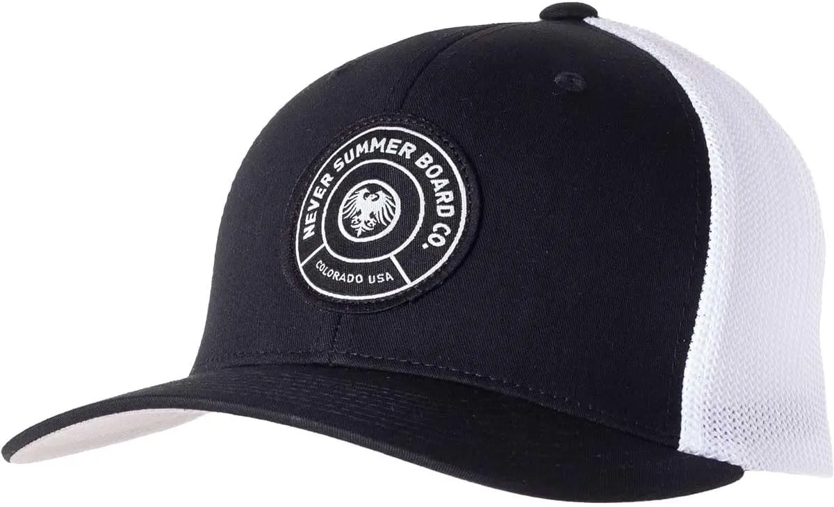 Never Summer Board Co Flex Fit Mesh Back Hat